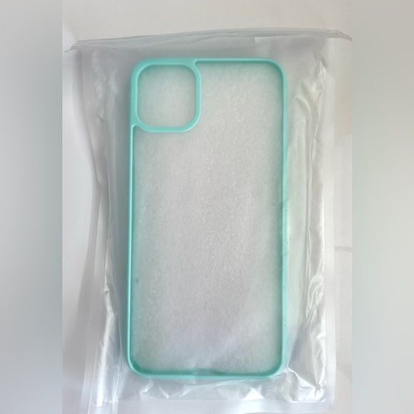 💖(2 for $15)💖 Mint Green & Clear iPhone Case for 11 Pro Max - Picture 3 of 3